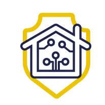 Smart home solutions van Dijk & Waard techniek Dijk&Waard inbraakbeveiliging icoon